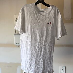 Classic White Tee with Graphic Detail